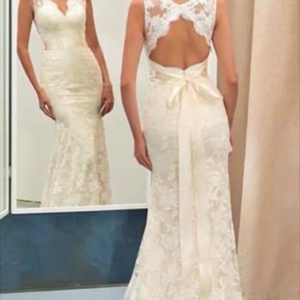 White wedding dress!